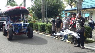 Bupati Bungo Secara Resmi Lepas Peserta Arung Jeram