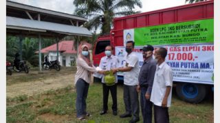 Cukup Bawa KK,Masyarakat Kecamatan Jujuhan dan Jujuhan Ilir Bisa Beli Gas 3 kg Dengan Harga Rp.17 rb