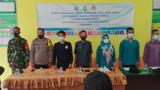 Pemdus Purwo Bhakti Gelar Penetapan Hasil Pemuktahiran Data SDGs Desa Tahun 2021