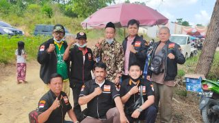 Tunjukan Rasa Solidaritas, MACAB LMPP Bungo Hadiri Moment Resepsi Pernikahan