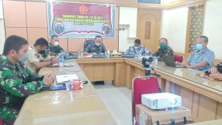 Dandim 0416 Bute dan Bupati Tebo Gelar Rakornis TMMD ke-12