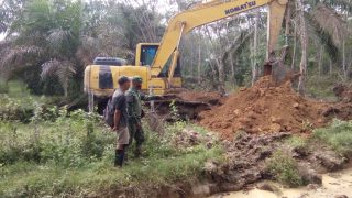 Dan SSK Pantau Pembukaan Jalan Pra TMMD ke-112 Kodim 0416 Bute