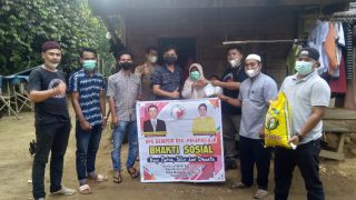 DPP Ormas Gempur,Salurkan Paket Sembako Kepada Kaum Dhuafa dan Anak Yatim di Dusun Lubuk