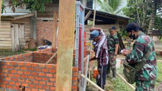 Satgas TMMD Kodim Bute,Mulai Bangun MCK dan Rumah Guru Honor