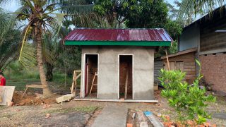 Pembangunan MCK di Lokasi TMMD Capai 75 Persen