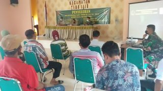 Satgas TMMD Bangkitkan Semangat Petani,Melalui Kegiatan Penyuluhan Pertanian