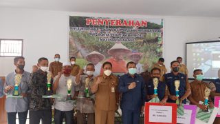 Wujud Apresiasi,Dinas TPH-Bun Bungo Beri Penghargaan Kepada Penyuluh Pertanian Teladan,BPP,Gapoktan,Serta Petani Berprestasi