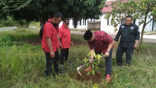 HUT Partai PDI Perjuangan Ke-49 dan Ultah Megawati DPC Partai PDI-P Bungo Gelar Tanam Bibit Pohon Secara Serentak