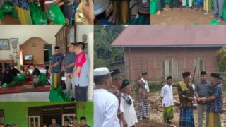 Berbagi Menjadi Kepuasan Tersendiri, Begitulah Sosok Brigpol Maidani  Salurkan 110 Paket Sembako Kepada Warga Limbur Lubuk Mengkuang