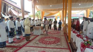 Bupati Bungo H.Mashuri SP.ME Hadiri Pelantikan dan Pengukuhan LAM Kabupaten Bungo