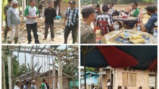 Diundang Untuk Sekedar Hadir,Serta Punya Jiwa Sosial Yang Tinggi Brigpol Maidani Langsung Bantu Pembangunan Masjid Nurul Ikhsan Dusun Tanjung Menanti