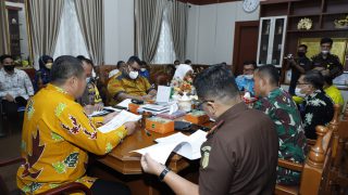 Percepat Capaian Vaksinasi,Bupati Bungo Rapat Bersama Forkopimda