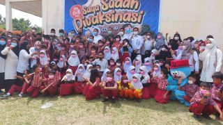 Bupati Bungo Bersama Forkompinda Tinjau Pelaksanaan Vaksinasi di SDN 219/II BTN Lintas Asri