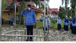 Upacara Rutin Setiap Tanggal 17 Bupati Bungo Ingatkan Kepada ASN Dalam Menyusun RPJMD dan Laporan Kepada BPK RI