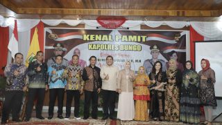 Kenal Pamit Kapolres Bungo,Bupati Mashuri Apresiasi Kinerja AKBP Guntur Saputro