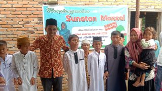 Gelar Sunatan Massal Gratis, Calon Rio Asmawi Ingin Berbakti Untuk Warga Dusun Pauh Agung