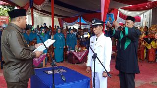 Dilantik Oleh Bupati Bungo,Zainuddin Resmi Pimpin Dusun Sepunggur