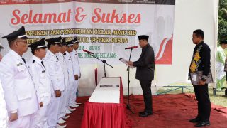 Bupati Bungo H.Mashuri Resmi Melantik 7 Datuk Rio Terpilih Dikecamatan Limbur Lubuk Mengkuang