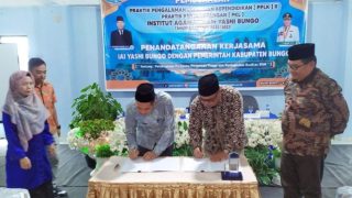 Guna Untuk Peningkatan Kualitas SDM, IAI Yasni Bungo dan Pemkab Bungo Tandatangan Mou Kerjasama