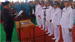 Dinas PMD Bungo Pantau Pelaksanaan Pelantikan 5 Rio Terpilih Dikecamatan Tanah Tumbuh