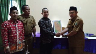 Serah Terima Jabatan Rio Dusun Tanjung Belit H.Mahyudin Berjalan Dengan Lancar