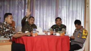 Bupati Bungo H.Mashuri SP.ME Bersama TPID Gelar Rapat Evaluasi Pengendalian Inflasi