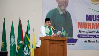 Bupati Bungo Dampingi Gubenur Jambi Hadiri Musywil Ke-17 Muhammadiyah Jambi