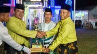 Membanggakan,Dusun Sungai Gurun Kembali Raih Juara Umum Pada MTQ Ke-VIII Tingkat Kecamatan Pelepat