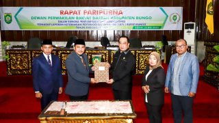 DPRD Bungo Gelar Rapat Paripurna Penyampaian Rekomendasi Atas LKPJ Bupati Tahun Anggaran 2022