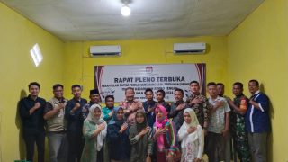Camat Rimbo Tengah Hadiri Rapat Pleno Terbuka DPSHP Akhir Tingkat Kecamatan Rimbo Tengah