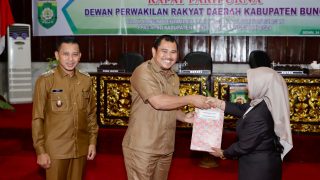 DPRD Bungo Terima Dokumen KUA dan PPAS  Dari Pemkab Bungo
