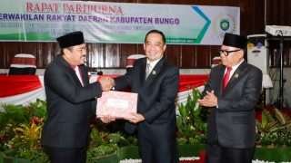 DPRD Bungo Gelar Rapat Paripurna Mendengarkan Pidato Kenegaraan Presiden RI