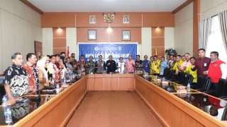 Bupati Bungo H.Mashuri SP.ME Pimpin Rakor High Level Meeting TPID
