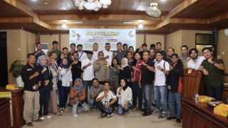Perkuat Kemitraan,Kapolres Bungo AKBP Singgih Hermawan Jalin Silahturahmi Bersama Insan Pers