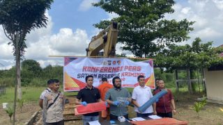 Satreskrim Polres Bungo Berhasil Amankan Satu Pelaku Peti Beserta Alat Berat Excavator