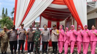 Kapolres Bungo Bersama Forkopimda Tinjau Pospam dan Posyan Ops Ketupat 2024