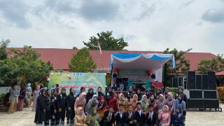 Usung Tema Farewel Party,Pelepasan Siswa/i SMP Negeri 1 Tasep Berlangsung Sukses dan Meriah