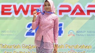 Cantik,Pintar,dan Mandiri,Hanifatul Jannah Putri Dari Seorang ASN Penyuluh Pertanian Lulus SMP Dengan Nilai Memuaskan