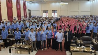 Lanjutkan Jambi Mantap ! Al-Haris Lantik 1.500 Tim Pemenangan Haris-Sani Kabupaten Bungo