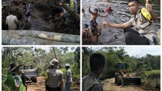 Tak Kenal Lelah ,Bhabinkamtibmas Dusun Sepunggur Bripka Arjunif Selalu Berikan Inovasi Bermanfaat Untuk Masyarakat