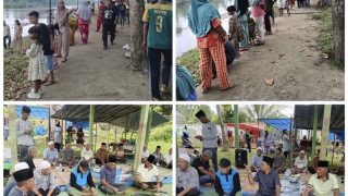 Baru Dibuka,Lubuk Larangan Tepian Napal Dusun Tanah Tumbuh Dipadati Masyarakat Yang Ingin Memancing Ikan