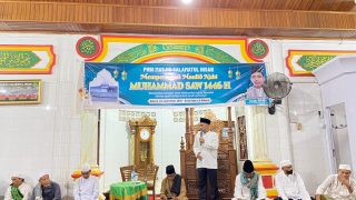 H Dedy Putra Hadiri Peringatan Maulid Nabi Muhammad SAW di Masjid Salamatul Insan Pal 2