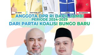 5 Dari Anggota DPR RI Dapil Jambi Dilantik Berada di Koalisi Dedy-Dayat