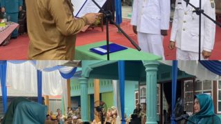 Bupati Bungo H.Mashuri.SP.ME Resmi Melantik Rio PAW Dusun Babeko dan Rio PAW Dusun Tanjung Menanti