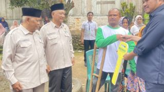 Bantu Wujudkan Hunian Layak dan Sehat,Baznas Bungo Gelar Peresmian dan Serah Terima Bantuan RLHB Kepada Para Penerima Manfaat Warga Dusun Rantau Ikil