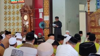 Pemkab Merangin Gelar Peringatan Isra’ Mi’raj di Masjid Baitul Makmur Bangko