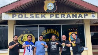 Polres Bungo Bekerjasama Dengan Polsek Peranap, Berhasil Amankan Terduga Pelaku Pengelapan Susu Kemasan Milik PT