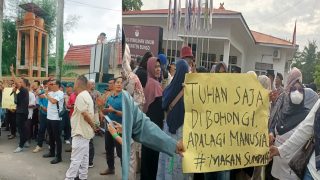 Jelang PSU, Koalisi Rakyat Kawal Demokrasi Bungo Demo Minta Komisioner KPUD Bungo Dicopot