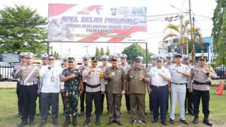 Bupati Bungo Hadiri Apel Operasi Keselamatan Berlalu Lintas, Ini Himbauan Kapolres Kepada Pengendara
