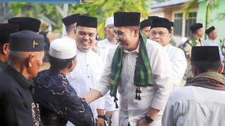 Momentum Safari Ramadhan 1446 H Bupati Merangin H M Syukur Gandeng Istri Silahturahmi Ke Sungai Kapas